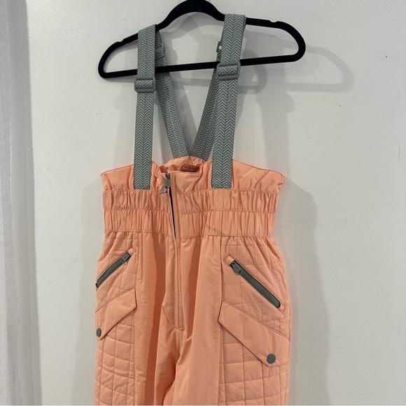 NEW Free People All Prepped Ski Bib Wintermelon NWT - Picture 6 of 7